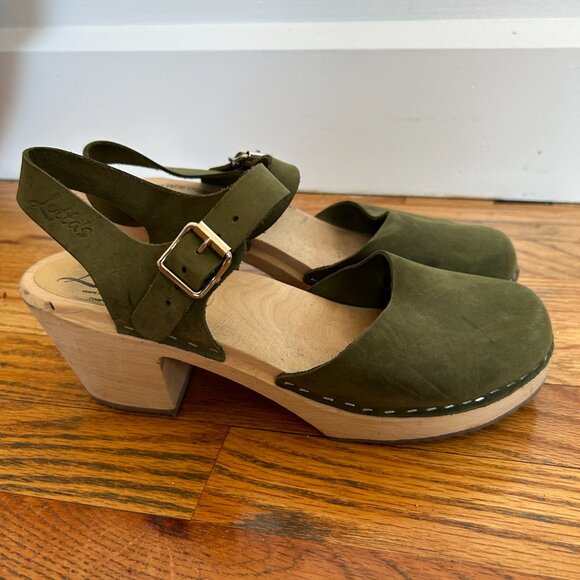 Lotta from Stockholm Clogs in Olive - Picture 5 of 7
